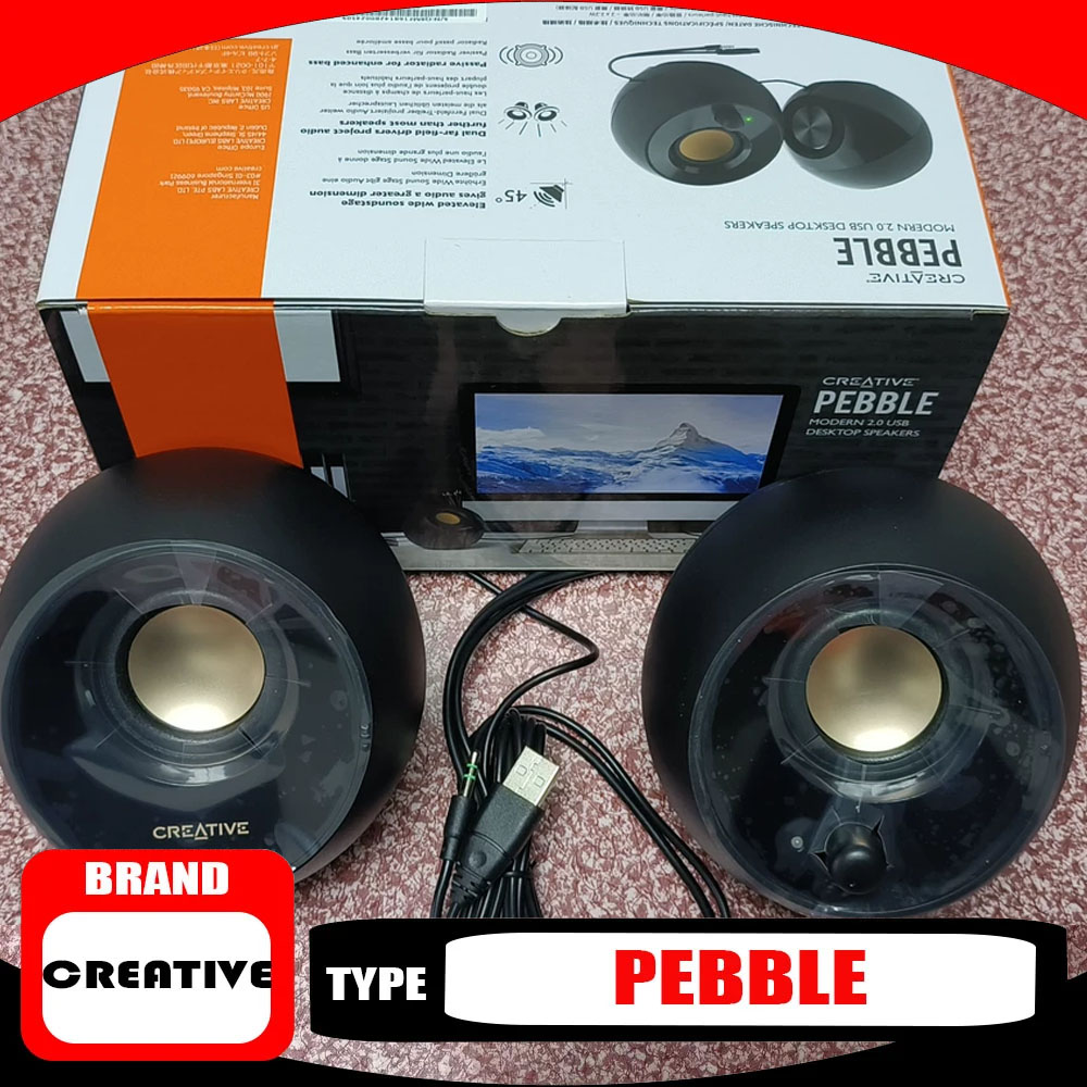 Gaming Speaker 2.1 - ลำโพง Creative Pebble ซับวูฟเฟอร์ เสียง 3