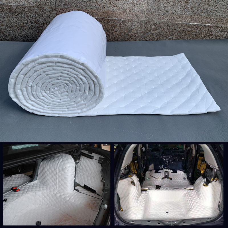 Sound Dampening Foam - รถดูดซับเสียง Wave Cotton รถยนต์ Self-กาวฉนวนกันความร้อนผ้าฝ้ายทั้งรถซับใบแผ่นประตู Denoise