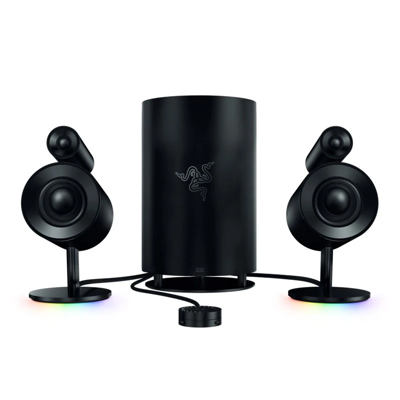 Gaming Speaker 2.1 - เรเซอร์ โนมโม โปร 2.1 ลำโพงสำหรับเล่นเกมแบบเสียงรอบทิศทางเสมือนจริง ลำโพงซับวูฟเฟอร์