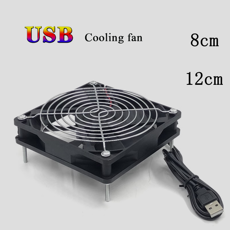Esports Gaming Fan - 8/12 ซม.12V USB Powered คอมพิวเตอร์ PC