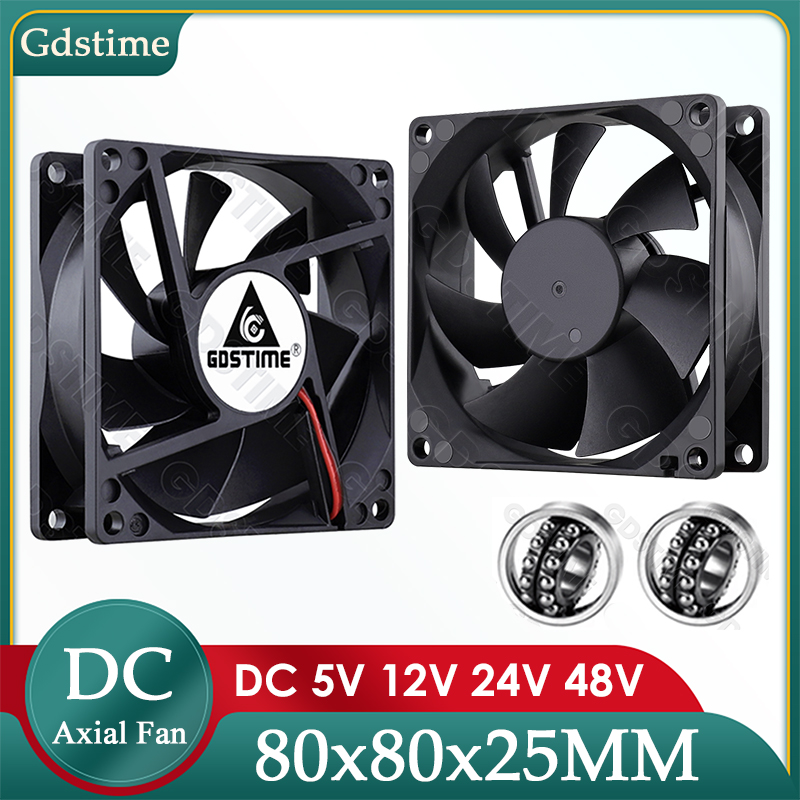 Esports Gaming Fan - พัดลมระบายความร้อน Gdstime DC 5V 12V 24V