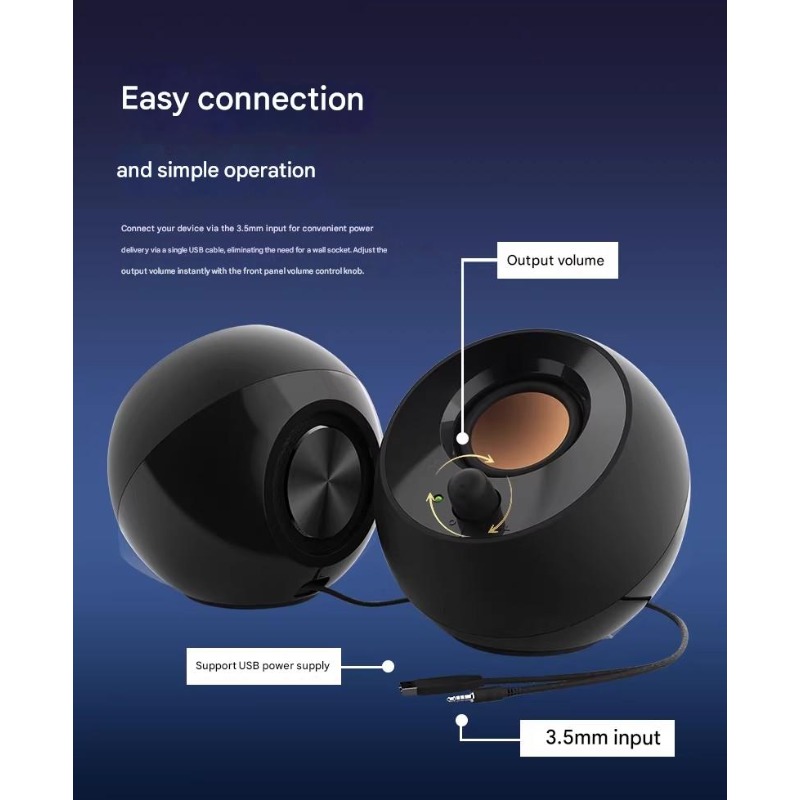 ลำโพง Creative Pebble ซับวูฟเฟ - Gaming Speaker 2.1 บทวิจารณ์และราคา
