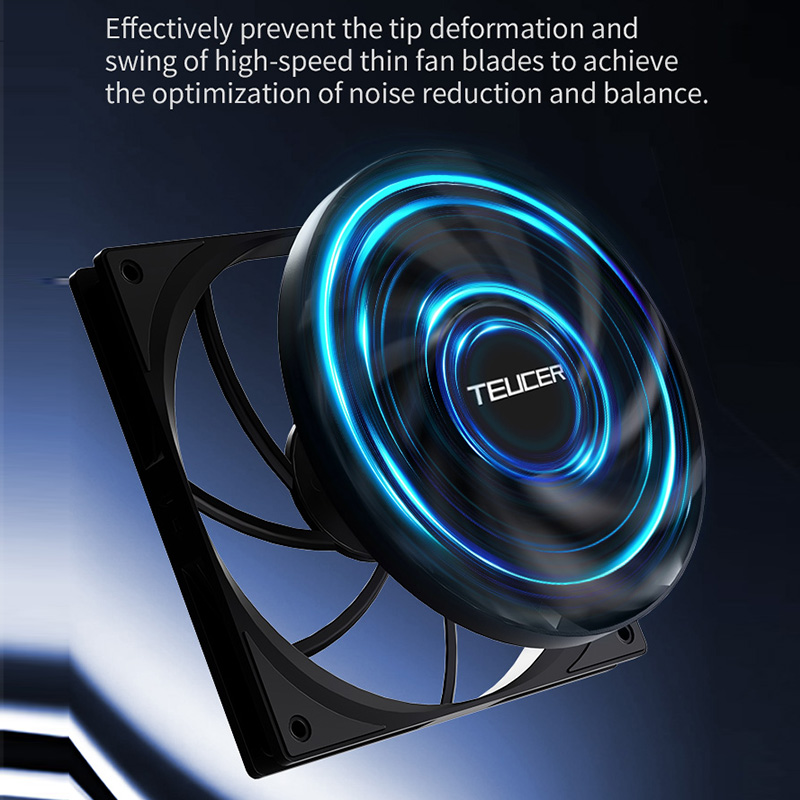 พัดลมเคส TEUCER F14015 SLIM ขน - Esports Gaming Fan บทวิจารณ์และราคา