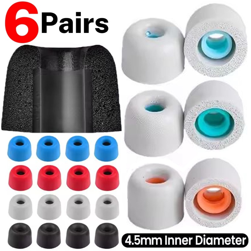 6/1 คู่ Soft Memory Foam หูฟัง - Sound Dampening Foam บทวิจารณ์และราคา