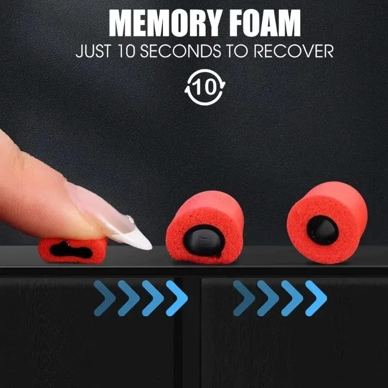 6/1 คู่ Soft Memory Foam หูฟัง - Sound Dampening Foam บทวิจารณ์และราคา