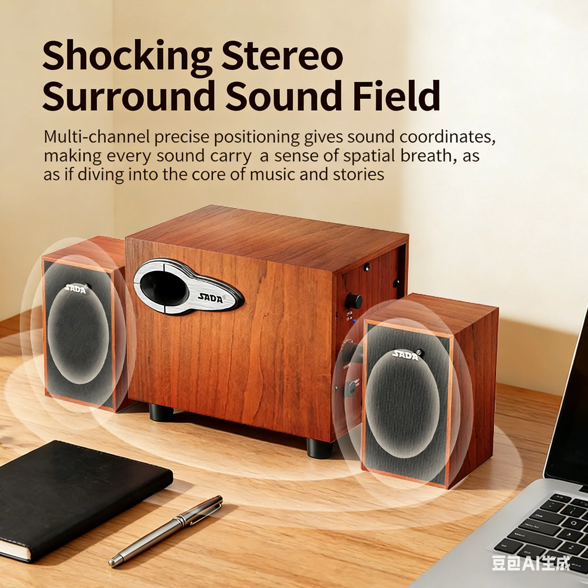 ลำโพงตั้งโต๊ะไม้ 2.1 ช่องสัญญา - Gaming Speaker 2.1 บทวิจารณ์และราคา