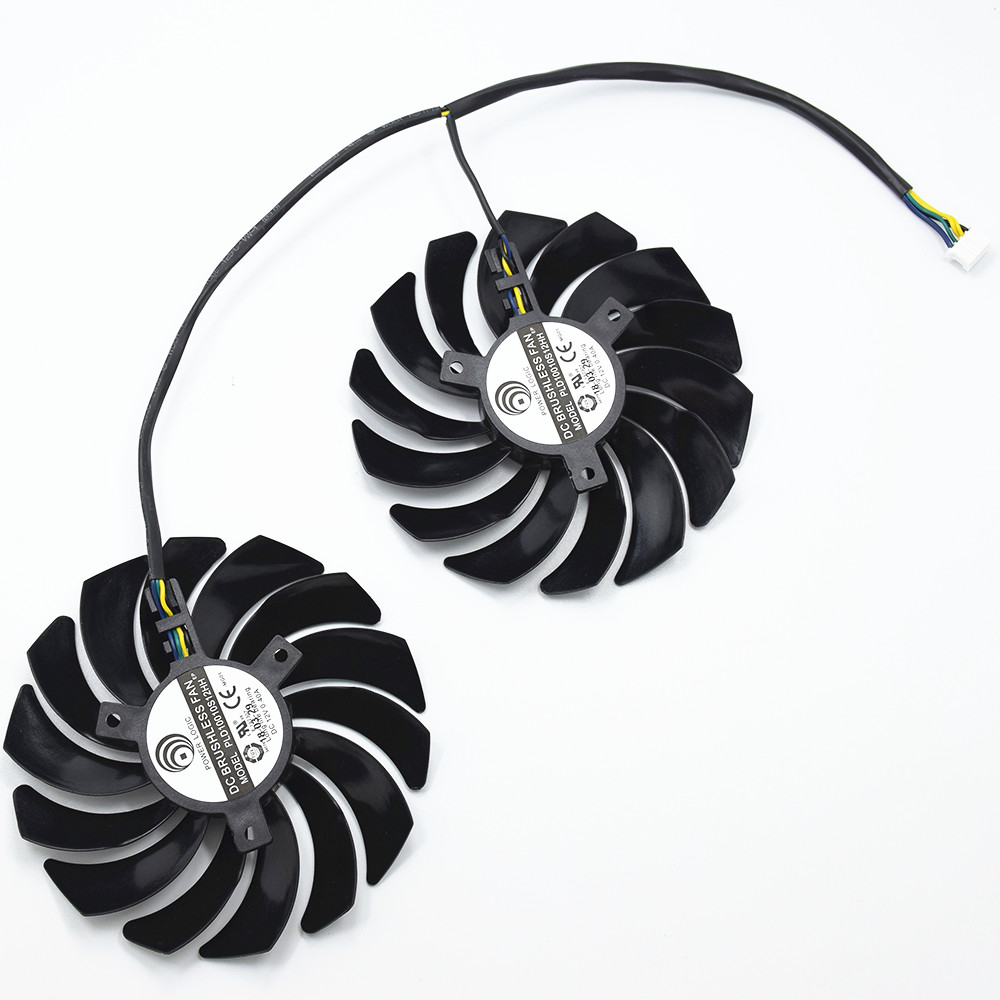 2Pcs 95Mm PLD10010S12HH การ์ดส - Esports Gaming Fan บทวิจารณ์และราคา