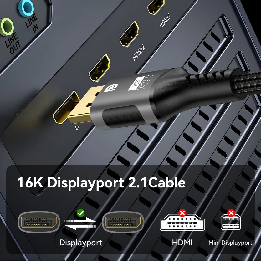 สาย DisplayPort DP 2.1 ความเร็ - Gaming Speaker 2.1 บทวิจารณ์และราคา