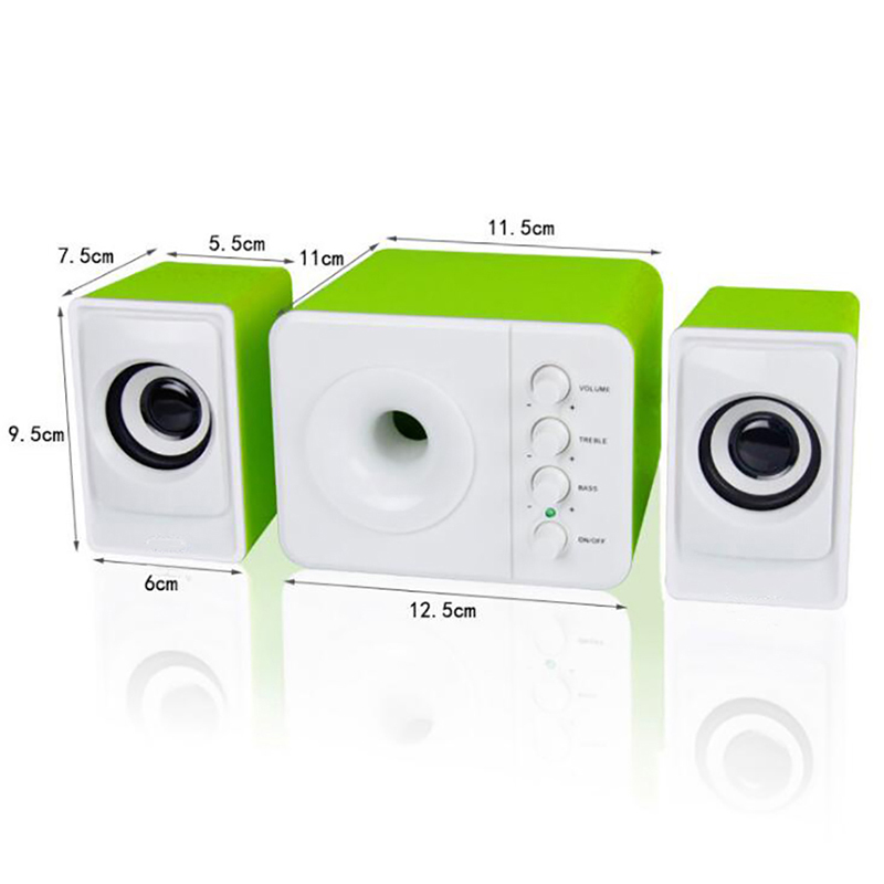 ลำโพงตั้งโต๊ะที่ใช้ USB 2.1ตัว - Gaming Speaker 2.1 บทวิจารณ์และราคา